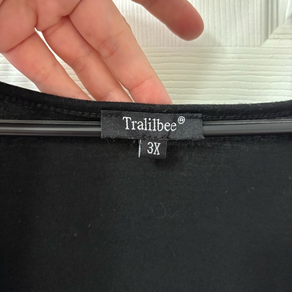 Tralilbee Chic Black Midi Dress Plus Size 3XL - Picture 5 of 8